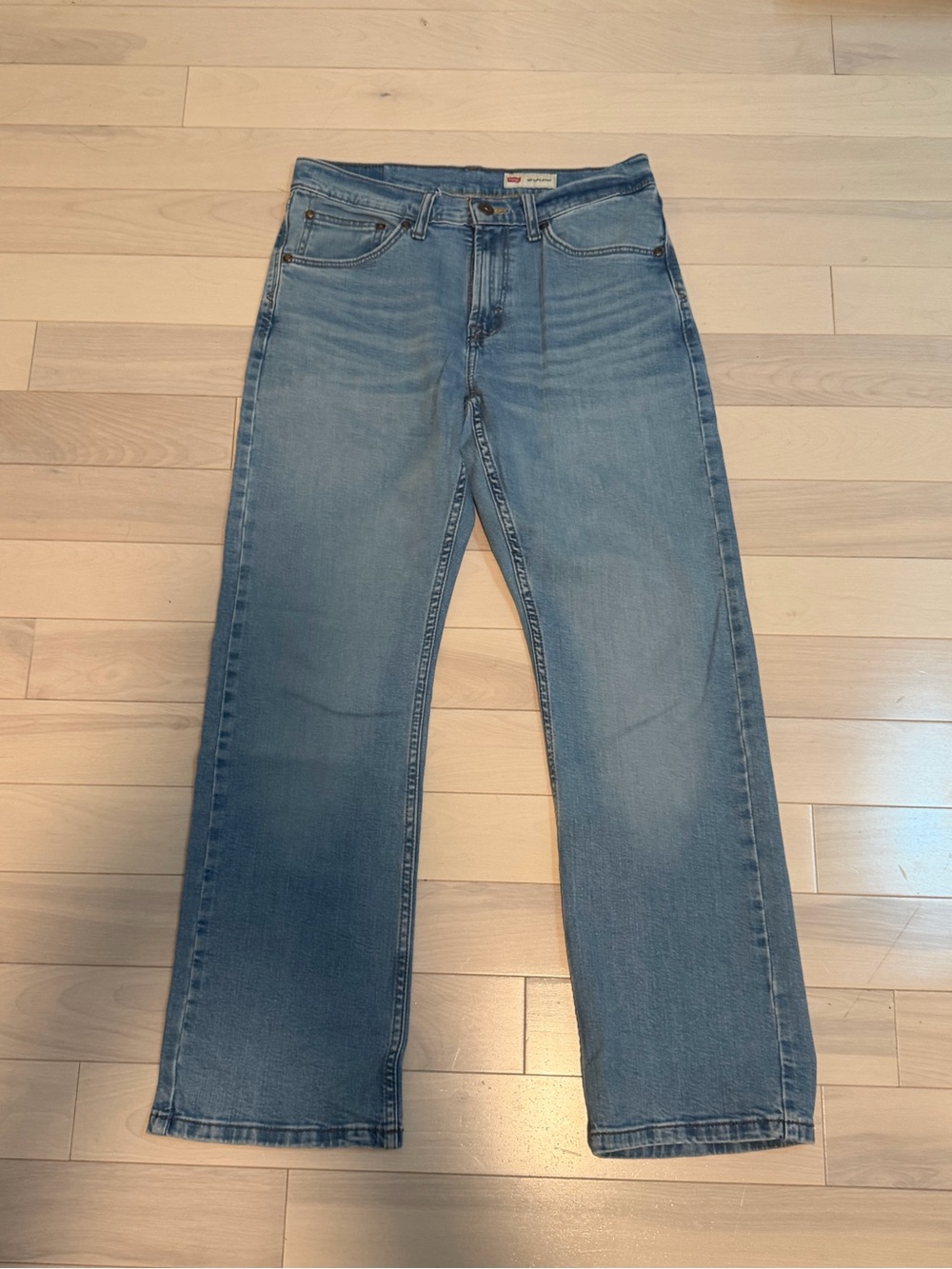 Men's Wrangler Jeans Relaxed Bootcut 30x30 Light Blue